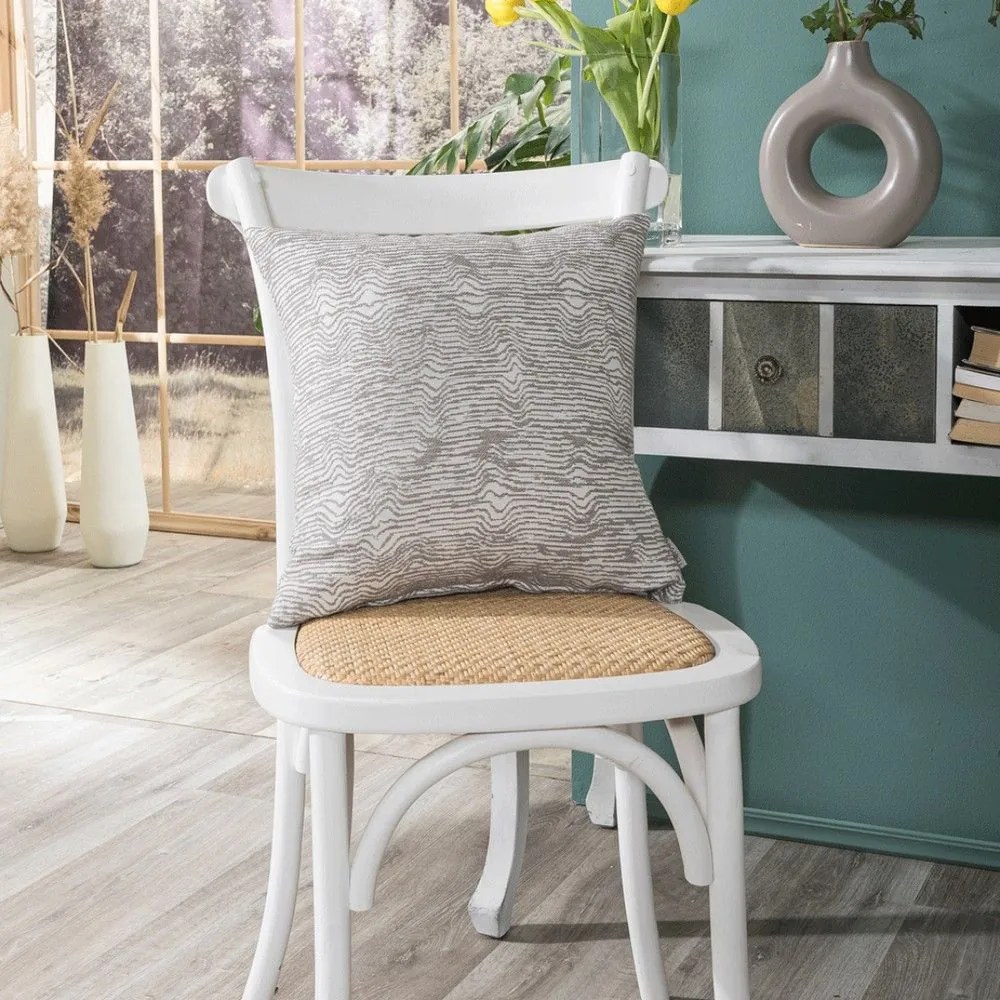Μαξιλαροθήκη Διακοσμητική Anzio 03 Greige Teoran 43X43 Cotton-Polyester
