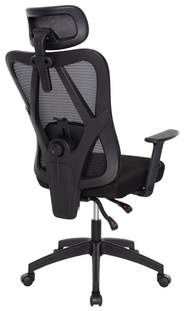 ΚΑΡΕΚΛΑ ΓΡΑΦΕΙΟΥ MEXER  ΜΑΥΡΟ MESH-ΜΕΤΑΛ.ΒΑΣΗ-NYLON ΣΚΕΛΕΤΟΣ 60x49x130Υεκ.