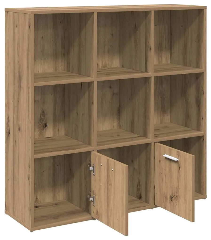 vidaXL Βιβλιοθήκη Artisan Δρυς 98x29x97,5 εκ. Επεξεργασμένο Ξύλο