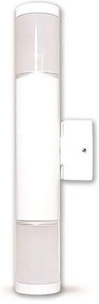 Σποτ Φωτιστικό Τοίχου Αλουμινίου-Plexiglass Up-Down 133 AL LIGHTUP-133.AL.W-Λευκό 133.AL.W