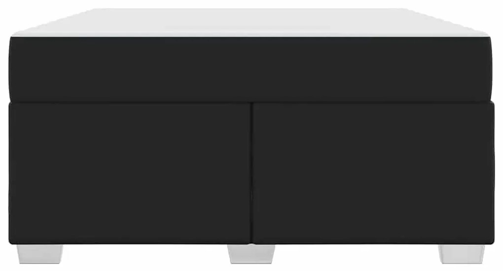 vidaXL Σκελετός Κρεβατιού Άλλο Μαύρο 160 x 200 cm Τεχνητό δέρμα