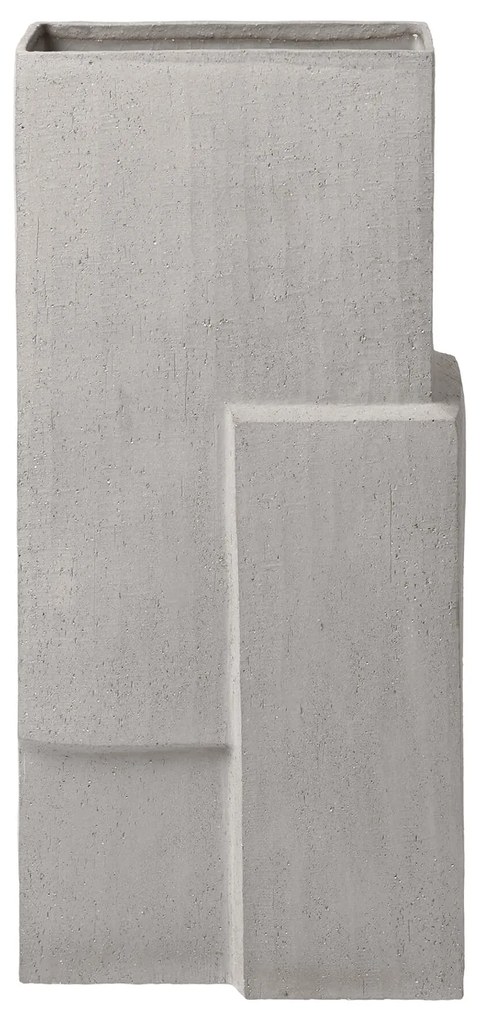 Βάζο Δαπέδου Monolith, Large, H50x24Lx17W, Απαλό Γκρι, Stoneware, KRISTINA DAM Studio