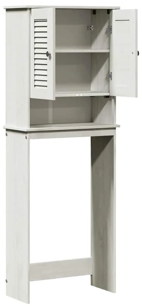 vidaXL Ντουλάπα τουαλέτας VIGO Λευκό και Αντίκα Λευκό 60 x 27 x 161 εκ