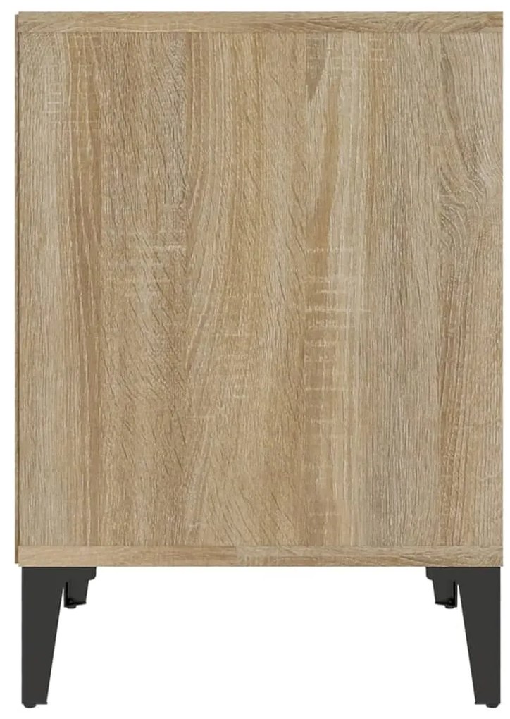 vidaXL Κομοδίνα 2 τεμ. Sonoma Δρυς 40 x 35 x 50 εκ.