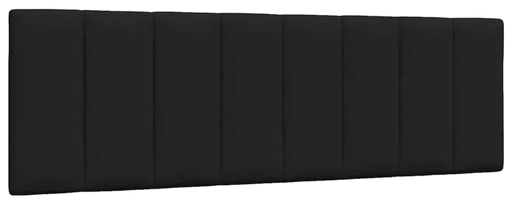 vidaXL Σκελετός Κρεβατιού Χωρίς Στρώμα Hanko Μαύρο 160x200 εκ.Υφασμάτινο