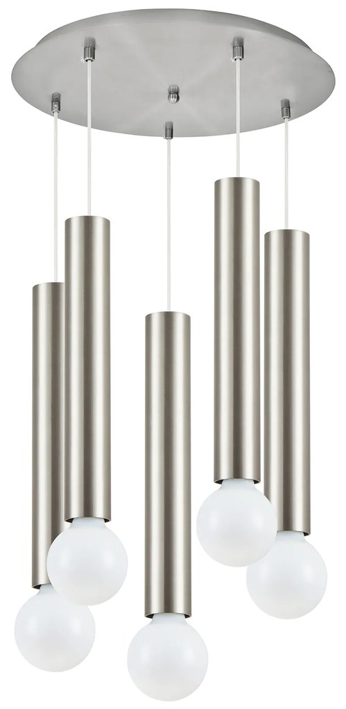 SE21-NM-5-5NM ADEPT TUBE NICKEL MAT Nickel Matt Pendant+
