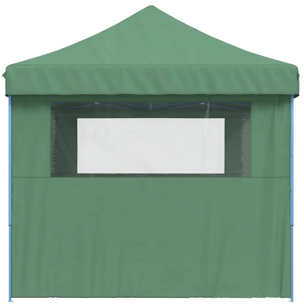 vidaXL Τέντα Εκδηλώσεων με 3 Τοιχώματα Πτυσσόμενη Pop-Up Πράσινο