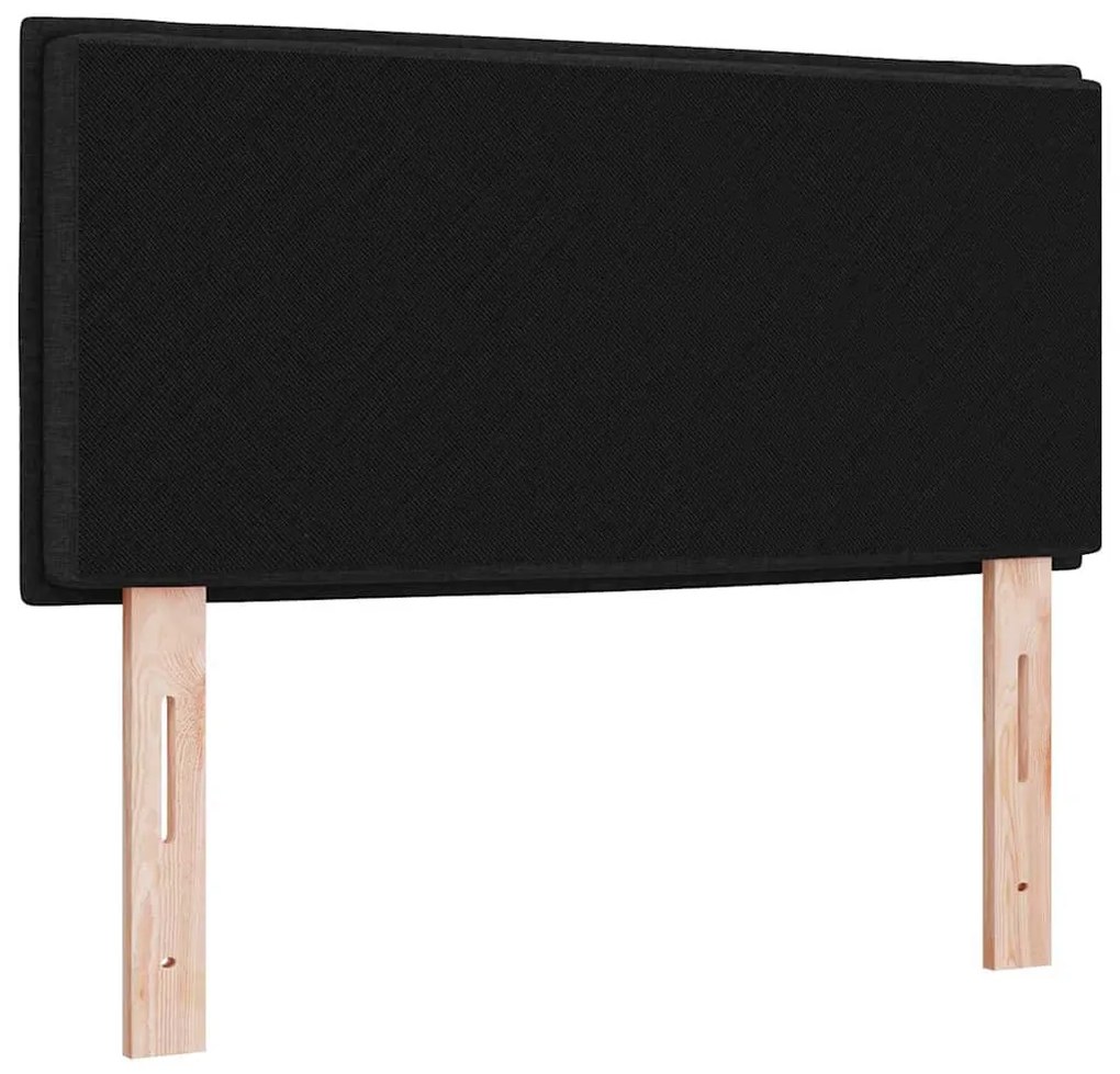 vidaXL Κεφαλάρι με κεφαλάρι Μαύρο 80 cm ύφασμα