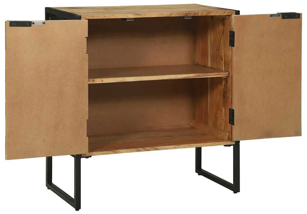 vidaXL Πλαϊνό Γραφείο Καφέ 70 x 35 x 75 εκ Μασίφ ξύλο ακακίας