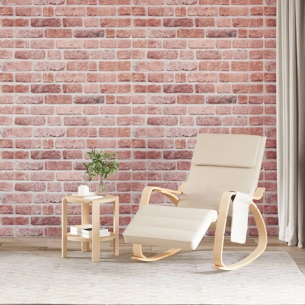 Πάνελ Τοίχου 3D 10 τεμ. Κόκκινα 100 x 50 EPS