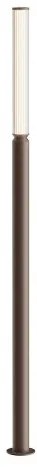 Επιδαπέδιο Φωτιστικό Κολόνα 198,6cm LED 20W IP65 Διπλό Γυαλί Lit Maytoni O593FL-L20BR3K Καφέ