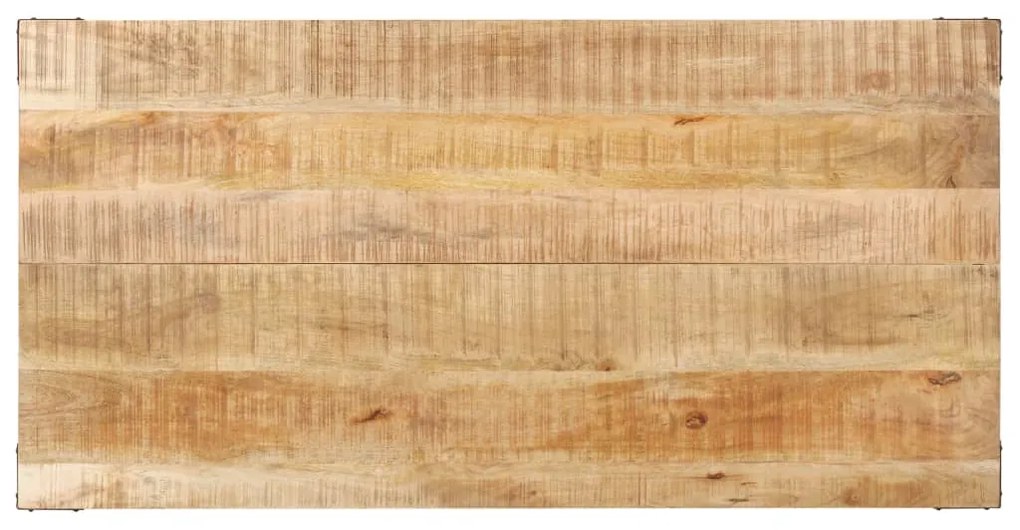 vidaXL Τραπεζαρία 140 x 70 x 76 εκ. από Μασίφ Ακατέργαστο Ξύλο Μάνγκο