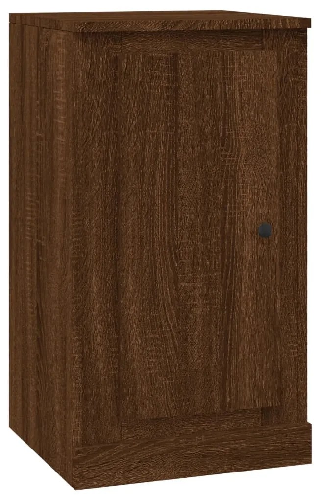 vidaXL Ντουλάπια 2 τεμ. Καφέ Δρυς 37,5x35,5x67,5 εκ Επεξεργ. Ξύλο