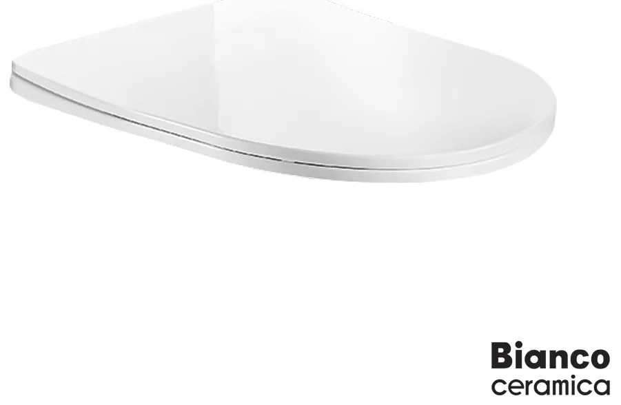 Κάλυμμα Λεκάνης MY110 NR120 Slim Soft Close, Bianco Ceramica White 9600SC-300