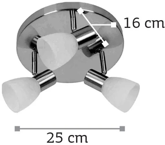 Επιτοίχιο σποτ InLight 9064-3-Νίκελ