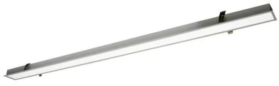 Γραμμικό Χωνευτό  L1420 4000K Ανοδ. Dim. Station Ultra 3911-03142-4-U-D1 Viokef-3911-03142-4-U-D1-Ασημί 3911-03142-4-U-D1