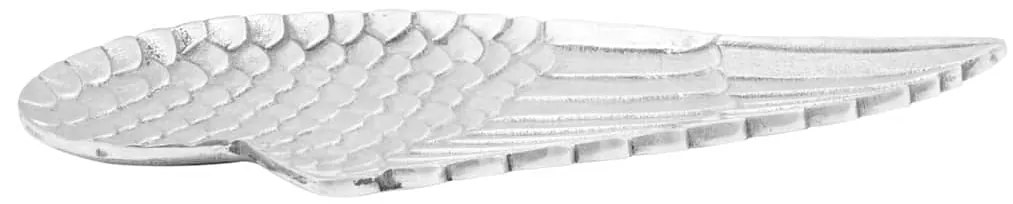 vidaXL Καλάθι Φρούτων 2 pcs Ασημί 40 x 18 x 2.5 εκ. Αλουμίνιο