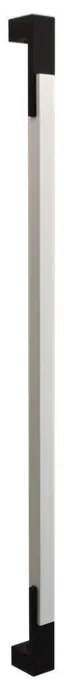 Convex 1487 Μαύρη Ανοδίωση Λαβή Εξώθυρας 800mm (Ζεύγος)