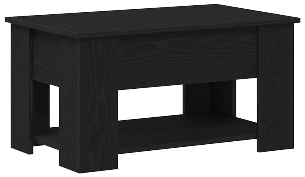 vidaXL Τραπεζάκι σαλονιού Μαύρη δρυς 79 x 49 x 41 cm
