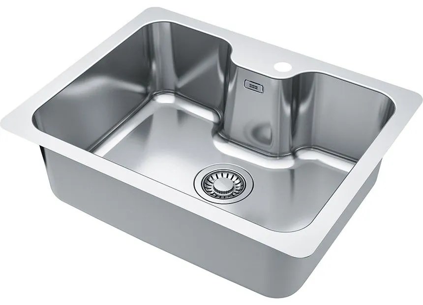 Franke Smartline Bell BCX 110-55 TL Λείος Inox Υποκαθήμενος Ανοξείδωτος Νεροχύτης 60 cm