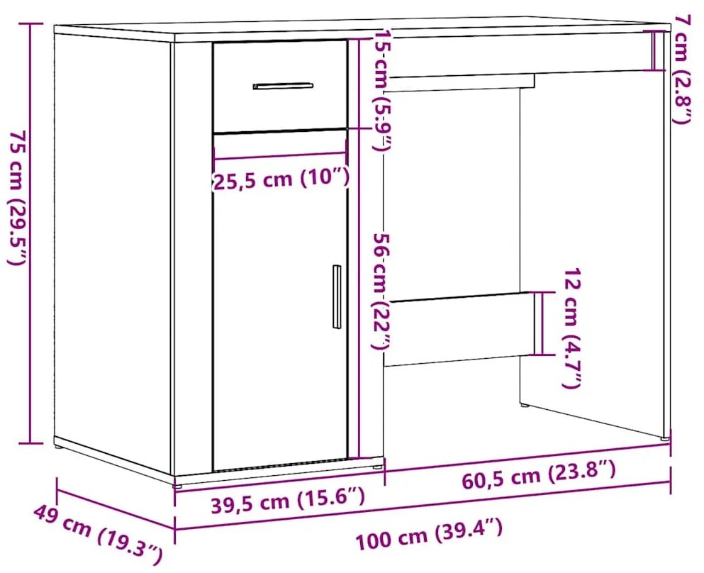 ΓΡΑΦΕΙΟ ΠΑΛΙΟ ΞΥΛΟ 100X49X75 ΕΚ. ΑΠΟ ΜΟΡΙΟΣΑΝΙΔΑ 857099