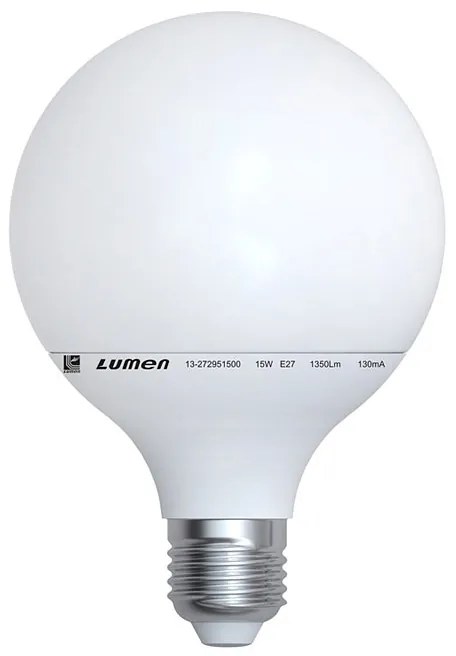 Adeleq Led Λάμπα Globe Φ95 E27 15W 230V Θερμό 3000Κ 13-272951500