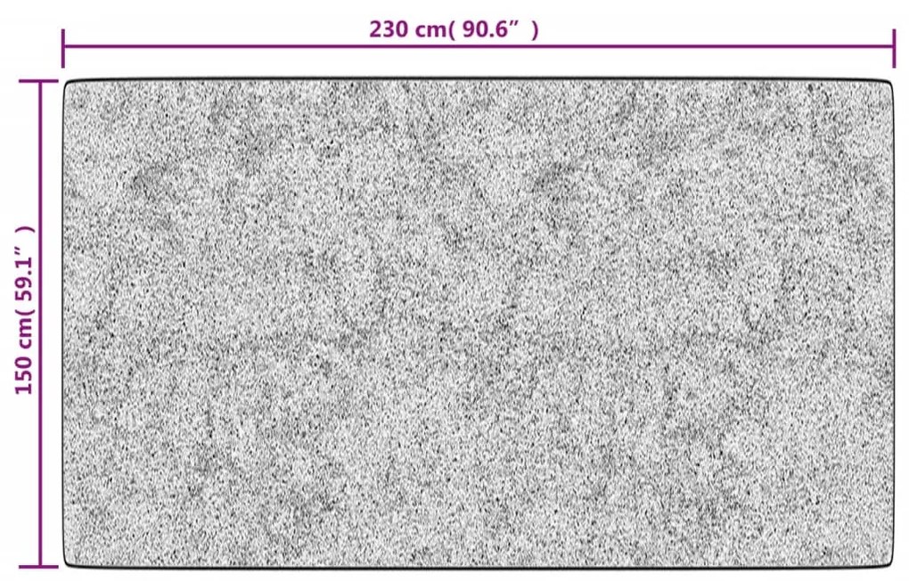 vidaXL Χαλί Πλενόμενο Αντιολισθητικό Patchwork Πολύχρωμο 150 x 230 εκ.