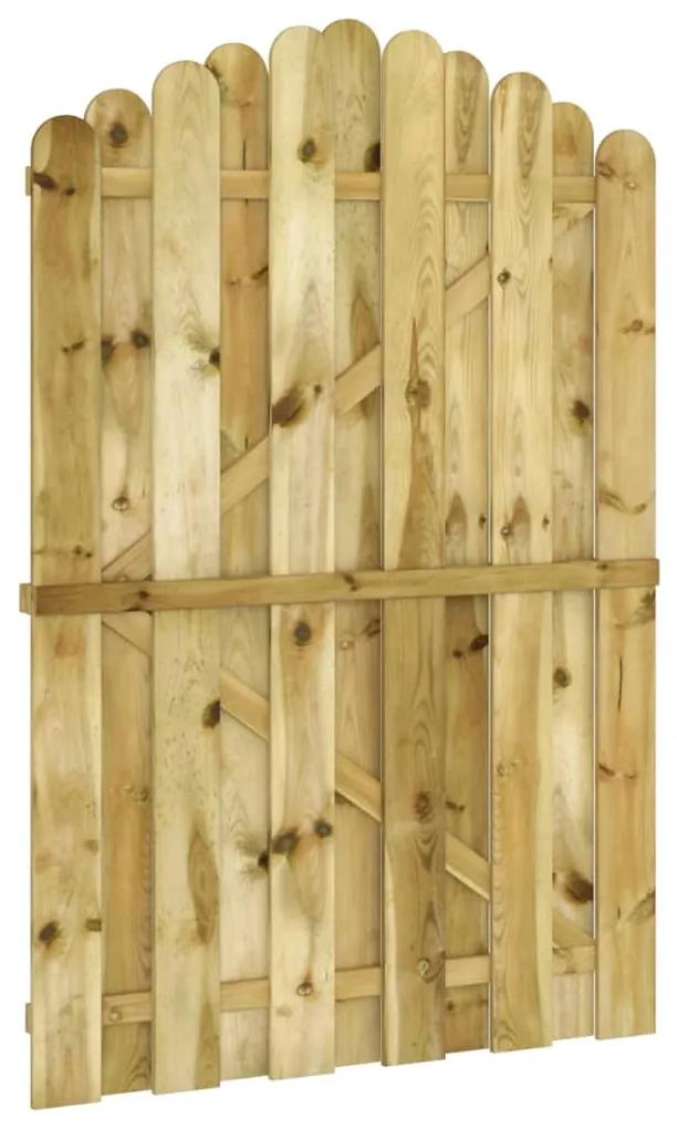 vidaXL Πόρτα Φράχτη 100 x 150 εκ. από Εμποτισμένο Ξύλο Πεύκου