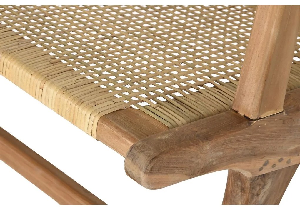Παγκάκι DKD Home Decor Καφέ Φυσικό 120 x 76 x 68 cm