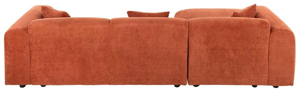 Γωνιακός Καναπές BRICKEN C3275.03L Αριστερή γωνία Κεραμιδί Ύφασμα 282x160x72Υεκ. 282x160x72 εκ.