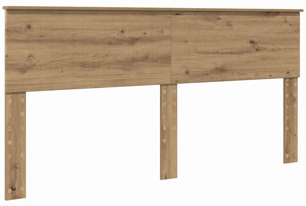 vidaXL Κεφαλάρι με κεφαλάρι Artisan Oak 180 cm Επεξεργασμένο ξύλο