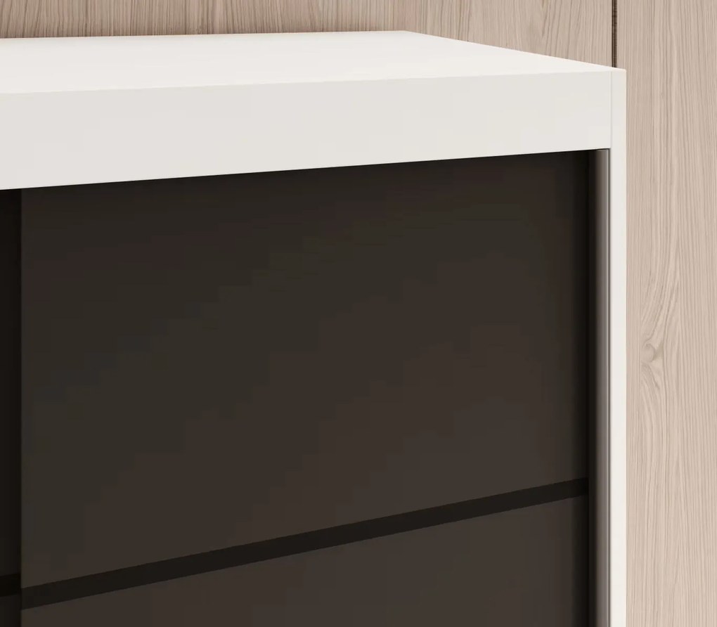 Ντουλάπα Flux 100 συρόμενη-Leuko-Mauro