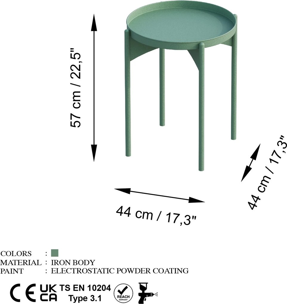 Coffee Table Shb-002-E Green