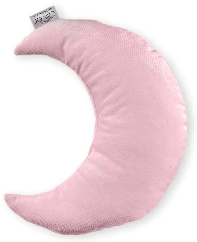 Διακοσμητικό Μαξιλάρι (30x26) Baby Oliver Μισοφέγγαρο Ροζ Des 151