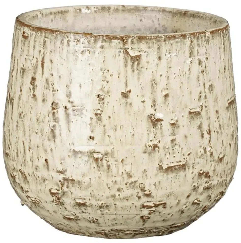 Κασπώ Linn 4680-8 19,5x17cm Off White Supergreens Πηλός