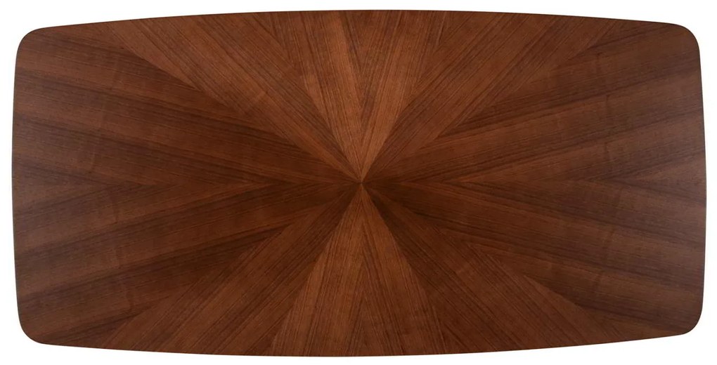 ΤΡΑΠΕΖΙ ΤΡΑΠΕΖΑΡΙΑΣ RINER ΟΡΘΟΓΩΝΙΟ HM9745 MDF ΜΕ ΚΑΠΛΑΜΑ ΚΑΡΥΔΙΑΣ 180x90x76εκ.