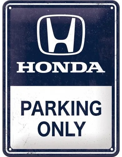 Μεταλλική πινακίδα Honda - Parking Only