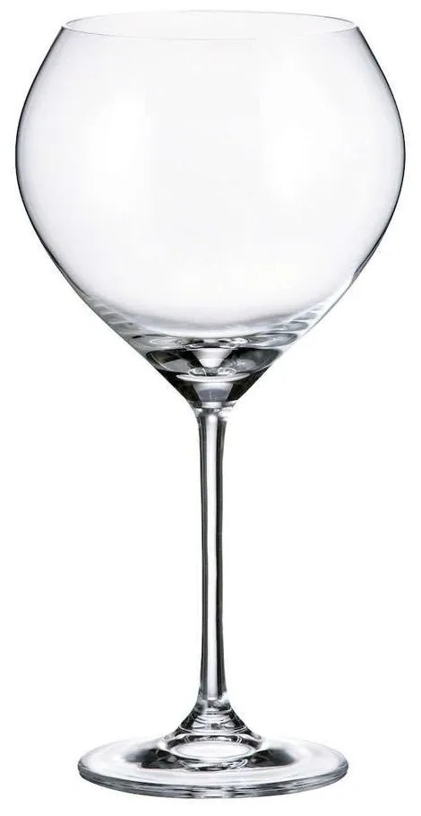 Ποτήρι Κρασιού Κολωνάτο Carduelis CTB01F06640 640ml Κρυστάλλινο Clear Βοημίας Crystal