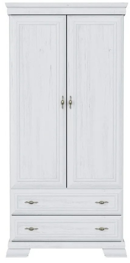 Ντουλάπα Parma B104, Anderson πεύκο, 193x88x49cm, 59 kg, Πόρτες ντουλάπας: Με μεντεσέδες | Epipla1.gr