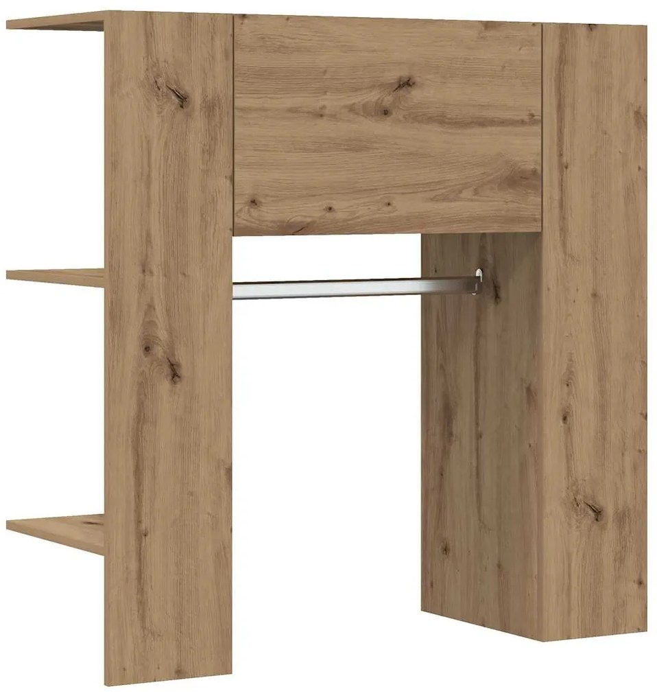 vidaXL Ντουλάπι διαδρόμου Δρυς τεχνίτης 97,5x37x99 cm Ξύλο μηχανής
