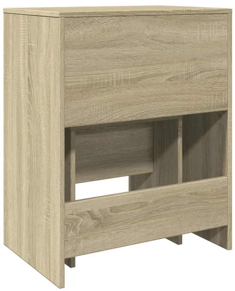vidaXL Μπουντουάρ με Καθρέφτη Sonoma Δρυς 60x40x113,5 εκ.