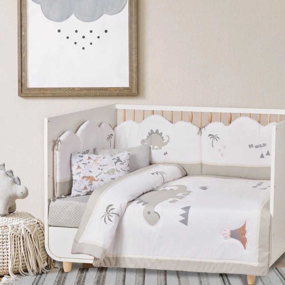 Κουβερλί Βρεφικό 4937 Beige-Olive Das Home 110x150cm Microfiber
