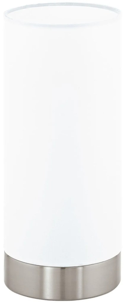 Φωτιστικό Επιτραπέζιο Pasteri 95118 White Eglo Metal, Fabric