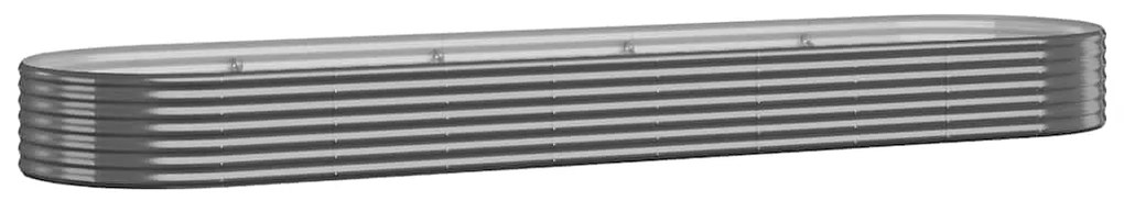 vidaXL Ζαρντινιέρα Ανθρακί 396x100x36εκ Ατσάλι με Ηλεκτρ. Βαφή Πούδρας