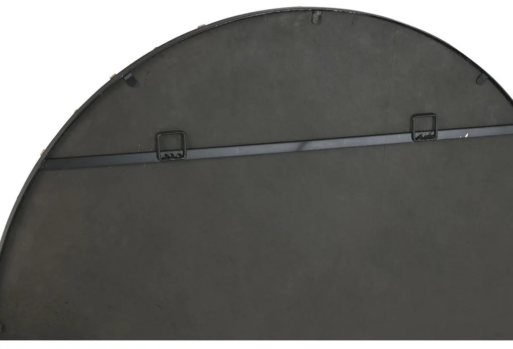 Τοίχο καθρέφτη Home ESPRIT Μαύρο Χρυσό Σύγχρονη 90 x 3,5 x 90 cm