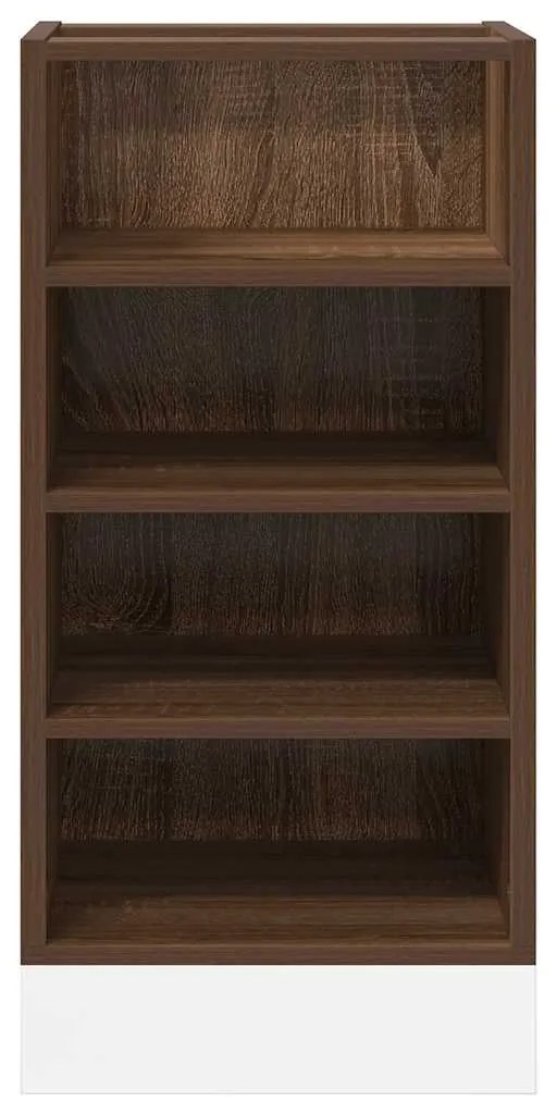 Κάτω ντουλάπι καφέ δρυς 40x44,5x81,5 cm Κατασκευασμένο ξύλο - Καφέ