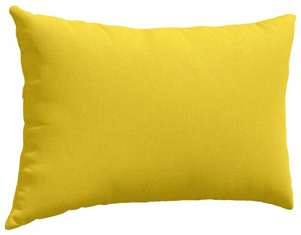 vidaXL Μαξιλάρι Καναπέ 2 pcs Απαλό Κίτρινο 60 x 40 cm ύφασμα