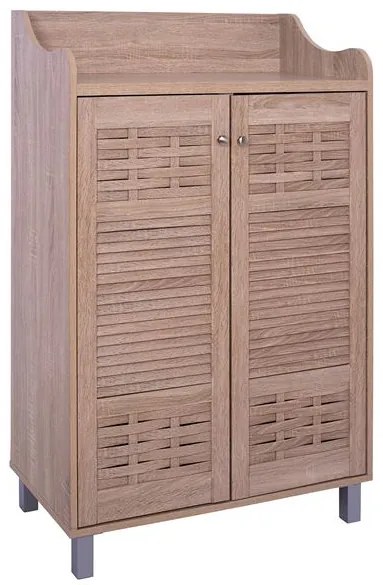 ΠΑΠΟΥΤΣΟΘΗΚΗ-ΝΤΟΥΛΑΠΙ KAILENA ΞΥΛΙΝΗ HM2230.02 SONAMA 77X40,5X122εκ.