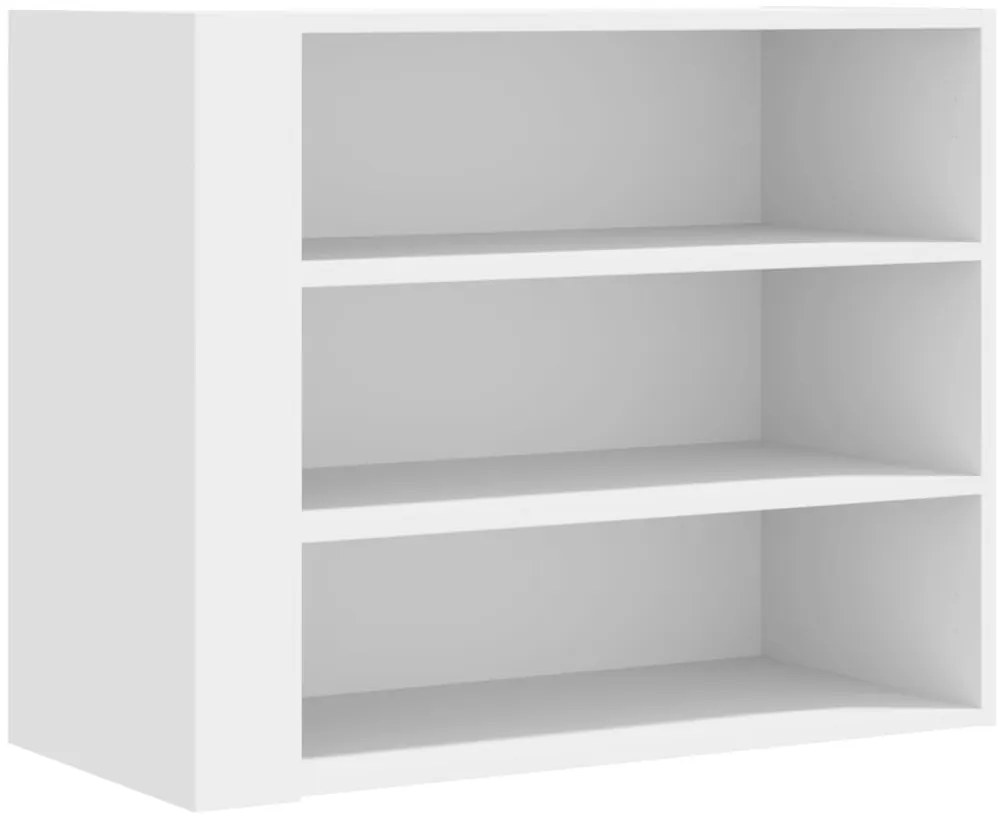 vidaXL Ντουλάπι Τοίχου Λευκό 75 x 35 x 60 εκ. από Επεξεργασμένο Ξύλο