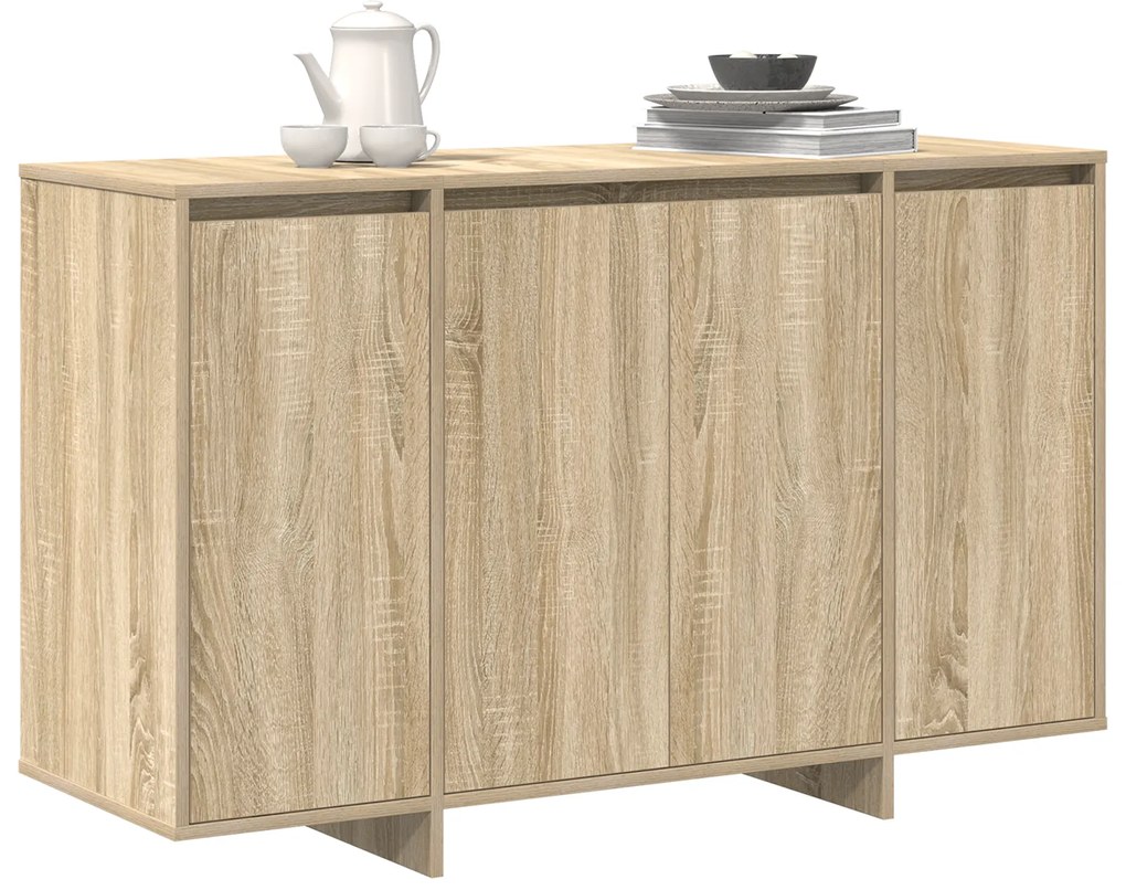 vidaXL Πλευρικό Γραφείο Sonoma Oak Sonoma Oak Επεξεργασμένο ξύλο